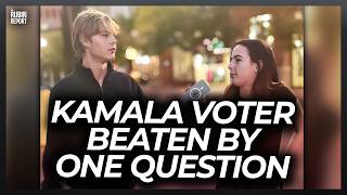 Kamala Supporter Obliterated with This One Question [upl. by Webster]