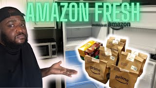 Filling an Empty Fridge Amazon Fresh Haul [upl. by Arel]