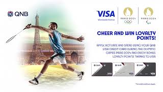 Spend using your QNB Visa Credit Card during the Olympic Games Paris 2024 [upl. by Linsk]