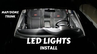 LED Interior Lights Install  Civic Si [upl. by Hodgkinson]