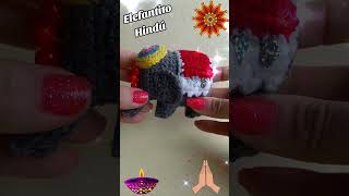 Elefantito 🕉 Hindú crochet artesanal tejidoacrochet elefantetejido hindu creacionesamigurumi [upl. by Rici]