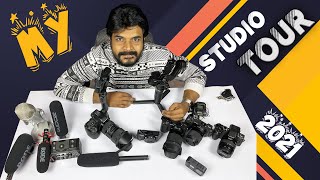 Prasadtechintelugu Studio Tour amp Gear 2021  In Telugu [upl. by Namra]