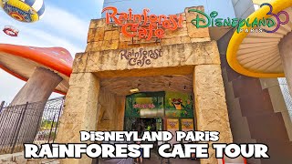 Rainforest Café Tour  Disney Village  Disneyland Paris Sep 2022 4K [upl. by Yanetruoc]