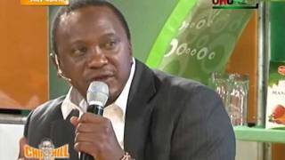 Uhuru Kenyatta on Churchill Live [upl. by Odlabu]