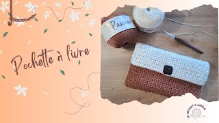 Tuto Crochet  Créez Votre Pochette à Livre Élégante au Point Jasmin [upl. by Eilegna75]