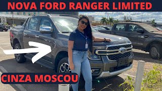 NOVA FORD RANGER LIMITED COM O KIT 2024 CINZA MOSCOU [upl. by Rodriguez]