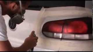 Plasti Dip SMOKE  GLOSSIFIER  Fari Volkswagen Golf serie 6 by Dipyourcarit [upl. by Halueb216]