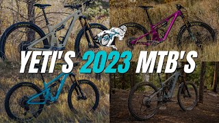 Yeti Cycles 2023 Bike Lineup SB120 SB140 SB160 160E amp ARC MTBs [upl. by Flavius]