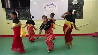 cham chama cham dancetripura song tripuradance video [upl. by Laeahcim]