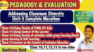 Addressing Classroom Diversity Complete Marathon Unit3TLMAVContextActivitiesInclusive Education [upl. by Mathian907]