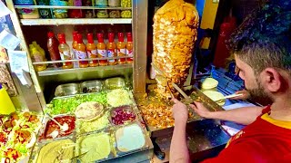 Famous Grilled Chicken Shawarma Making  Juicy Shawarma In Arabic Style  Pakistani Street Food [upl. by Ynaittirb]