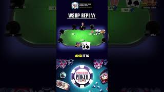 Brutal Beat On Bubble Of WSOP Main  wsop [upl. by Leilah]