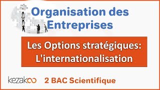 Organisation des Entreprises 2 BAC  Les Options Stratégiques  linternationalisation [upl. by Ayimat532]