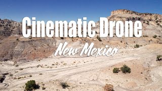 Cinematic Drone Video New Mexico Desert Landscape [upl. by Lodhia]