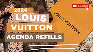 2024 Louis Vuitton Agenda Refills LV Unboxing and Review [upl. by Abisia]