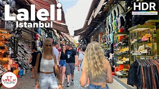 Laleli Shopping Street Walking Tour Istanbul  Suitcase Trade  4K HDR [upl. by Anallese]