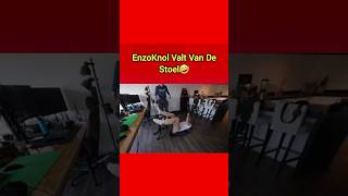 Enzoknol Valt Van De Stoel🤣 shorts [upl. by Branch]