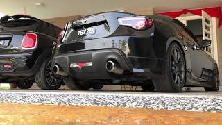 FRS Toyota 86 BRZ Tomei UEL header  All stock exhaust [upl. by Genesia]