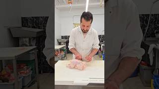 A deboning chicken masterclass from nazeefbutcher 🤯 [upl. by Elocon]