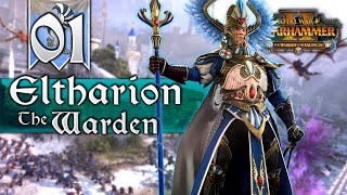 ELTHARION VORTEX CAMPAIGN  Total War Warhammer 2  Part 1 [upl. by Anaet]