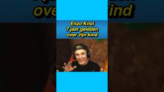 😯❤️ Enzo Knol 7 jaar geleden over zijn kind enzoknol myron baby [upl. by Ohce]