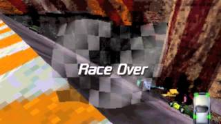 Destruction Derby 2 Total Destruction Death Bowl Speed Run [upl. by Ellekcim]