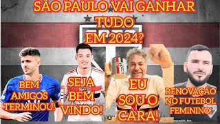 SPFCCHEGADAS E SAÍDASFINANÇASRENOVAÇÃO NO FEMININO [upl. by Blackman]