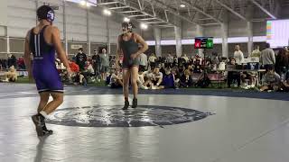 11324 Rockwell Rumble  Consi Semis Dominic Ruiz vs Junior Wetzel Spanish Fork UT L by Dec 62 [upl. by Mllly]