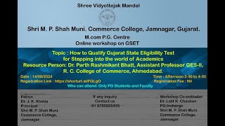 Online workshop on GSET2024 [upl. by Enaira]