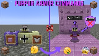 Command Block Tutorial 249 Purpur Armor Commands in Minecraft 121 [upl. by Federica555]