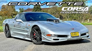 MODIFIED CORVETTE C5  288KMH REVIEW on AUTOBAHN [upl. by Godfrey]