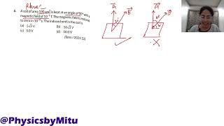 Induced emf Numericals class 12 Physics previous year questions Electromagnetic Induction Numericals [upl. by Nosnev483]