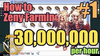 NovaRO How to Zeny Farming  1  Geffenia 30mh [upl. by Nylde]