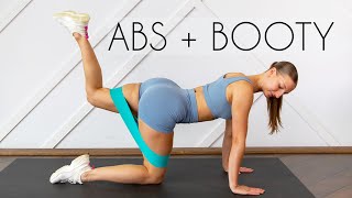 20 MIN ABS amp BOOTY  on the floor no squatslunges [upl. by Enaerb]