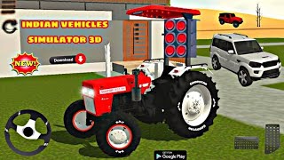 Indian Swaraj tractor new model vehicle simulator driving 3D game Android Gameplay [upl. by Atikin826]