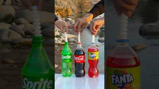 Coke vs Pepsi vs Sprite  Mentos  Unexpected Effect 😱🔥 experiment cokevsmentos [upl. by Eirhtug]