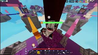 Aery vs Eldric Aery Roblox Bedwars [upl. by Eatnuahs]