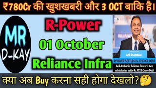 rpower shares latest news 🔥 Reliance Power Latest News  Reliance Infra Share Latest News [upl. by Zicarelli]