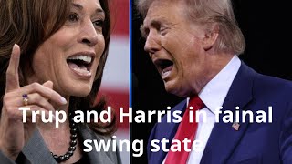 TrumpandHarris in Final Swing State [upl. by Melamed556]