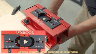 Master Mortise and Tenon Joints Easily OSKOOL Jig Tutorial [upl. by Yor]