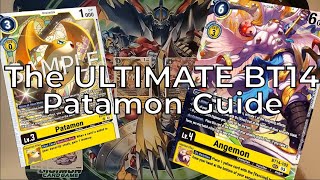 The ULTIMATE BT14 Patamon Guide  Combos ft Seraphimon Four Great Dragons Kentaurosmon and more [upl. by Matthaus]