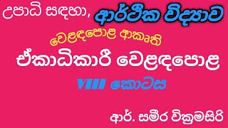 Market Structures Monopoly Market Part VIII  ඒකාධිකාරී වෙළඳපොළ Sameera Education [upl. by Ashlen]