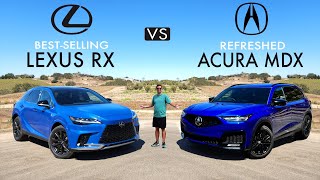 LUXURY BESTSELLERS  2025 Acura MDX vs 2024 Lexus RX 350 Comparison [upl. by Oreste]