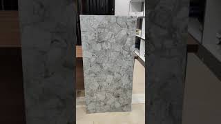 Glazed Vitrified Tile  Stonella Grey 600x1200mm [upl. by Ellswerth]