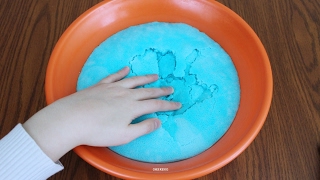 How to Make Iceberg Slime DIY Crunchy Fluffy Slime [upl. by Graves]