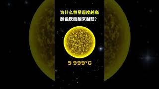 爲什麽恒星溫度越高顔色反而越來越藍？ [upl. by Tneciv]