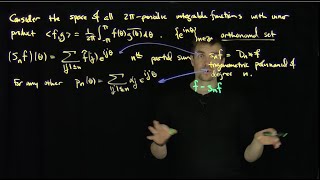 Partial Sums of the Fourier Series are the Best Approximation in Mean Squared Sense [upl. by Mcilroy]