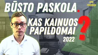 Būsto paskola Kas kainuos papildomai 2022 [upl. by Green]