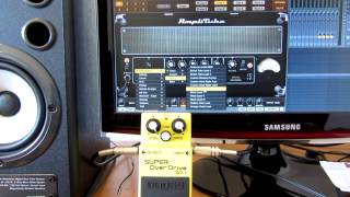 BOSS SD1 vs Amplitube 3 [upl. by Aysab]