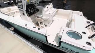 2024 Robalo R250 in SeaFoam wTwin Yamaha 150’s video walkthrough [upl. by Torrell]